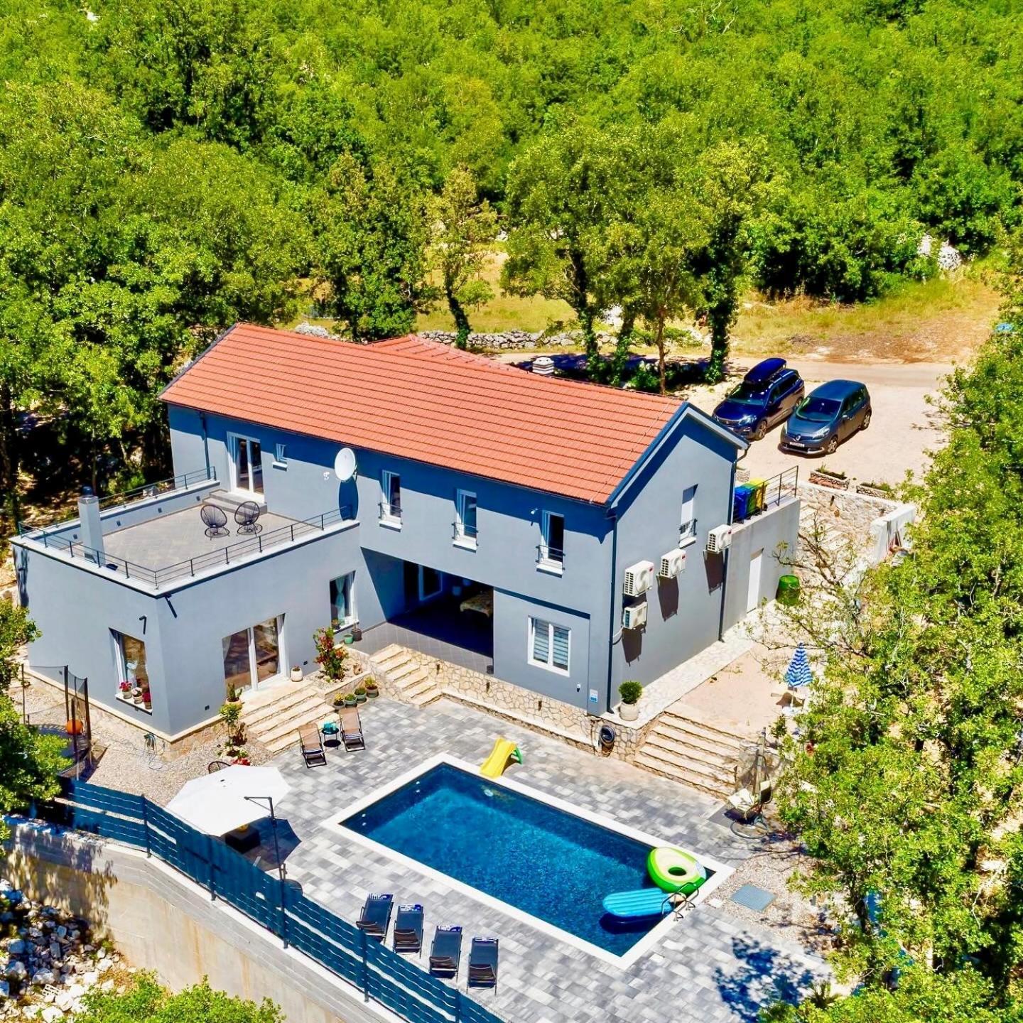 Luxury Villa Andrea Vrzika In Forest Near The Sea Zagvozd Exteriér fotografie