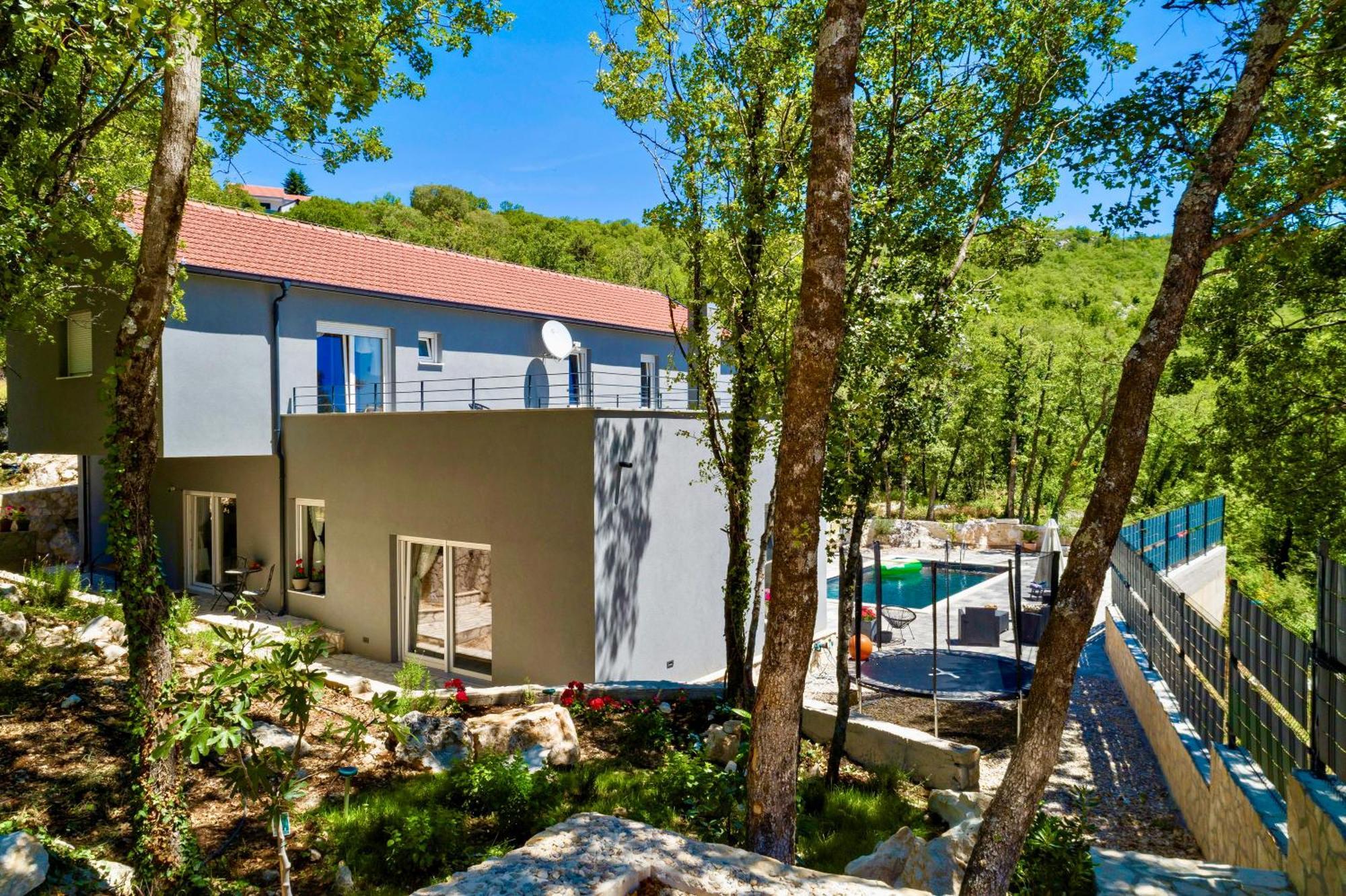 Luxury Villa Andrea Vrzika In Forest Near The Sea Zagvozd Exteriér fotografie
